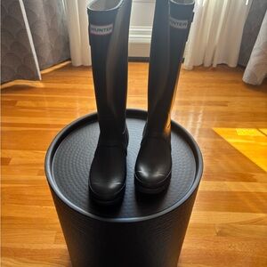 Hunter Women's Classic Black Tall Rain Boots